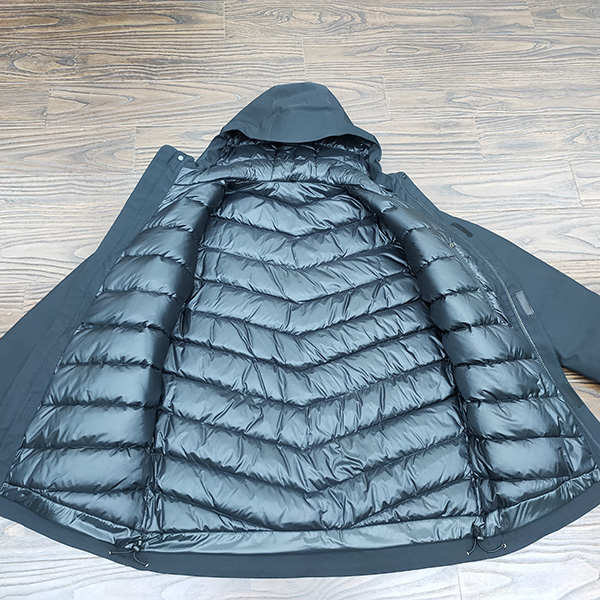 OEM najpredávanejšia nepremokavá páperová bunda Zimná outdoorová bunda vysokej kvality z husacieho páperia biela kačacia páperová bunda