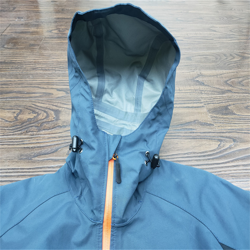 OEM high end ໂດຍລວມ 3-layer laminate rain jacket raincoat hardshell softshell (9)