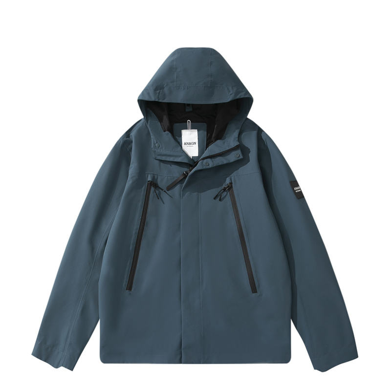 OEM ຄຸນະພາບສູງໂດຍລວມ breathable rain jacket waterproof jacket hardshell softshell (1)