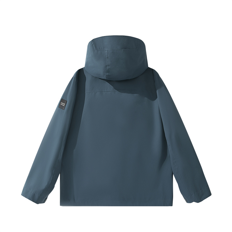 OEM højkvalitets samlet åndbar regnjakke vandtæt jakke hardshell softshell (8)